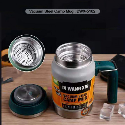 Vacuum Steel Camp Mug : DWX-5102